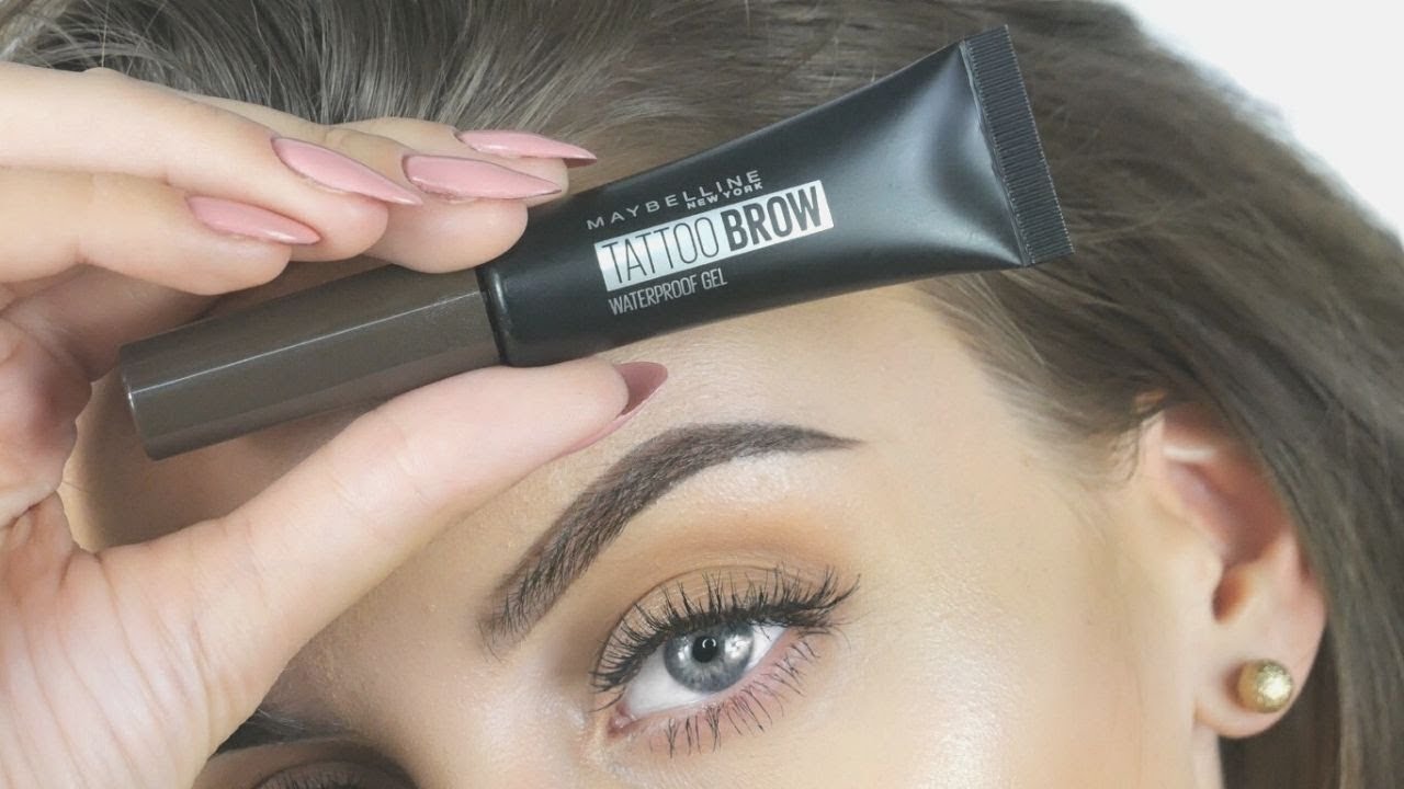 TEST MAYBELLINE TATTOO BROW WATERPROOF GEL - wodoodporny żel do brwi - HIT 👍CZY BUBEL 👎 ?