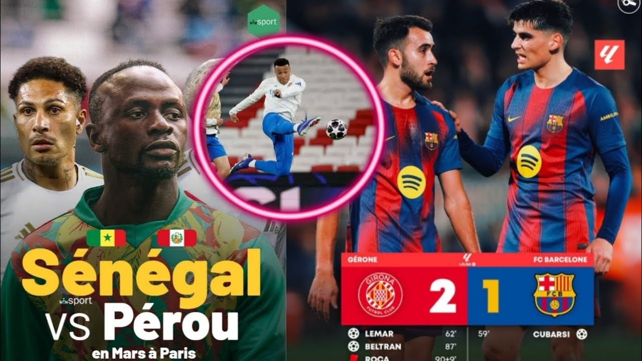 MATCHS AMICAL SÉNÉGAL VS PÉROU MOIS DE MARS _ BARÇA LOUY BLM BI...