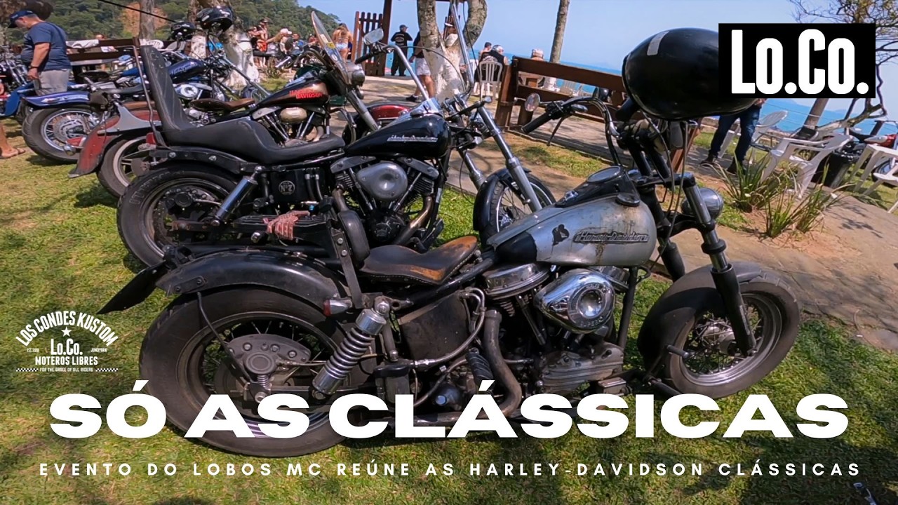 🌊 Harley Clássicas na Praia: Você Nunca Viu Nada Assim! Lobos MC