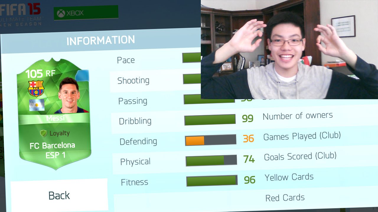 THE BEST PLAYER IN FIFA. 105 GREEN MESSI PLAYER REVIEW - FIFA 16 IOS / FIFA 15 NS