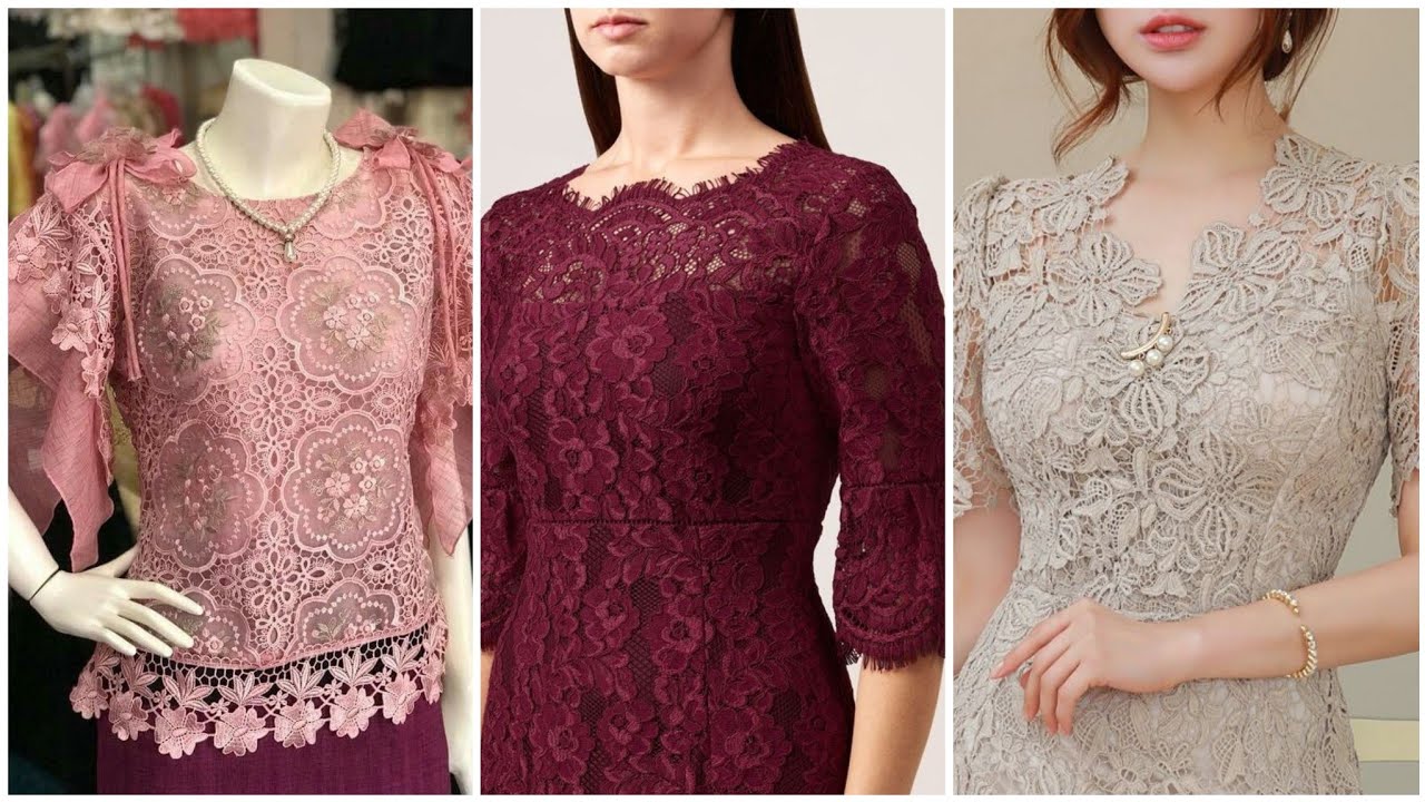 latest upcoming lace blouse Designs Christmas special lace blouse Designs for ladies