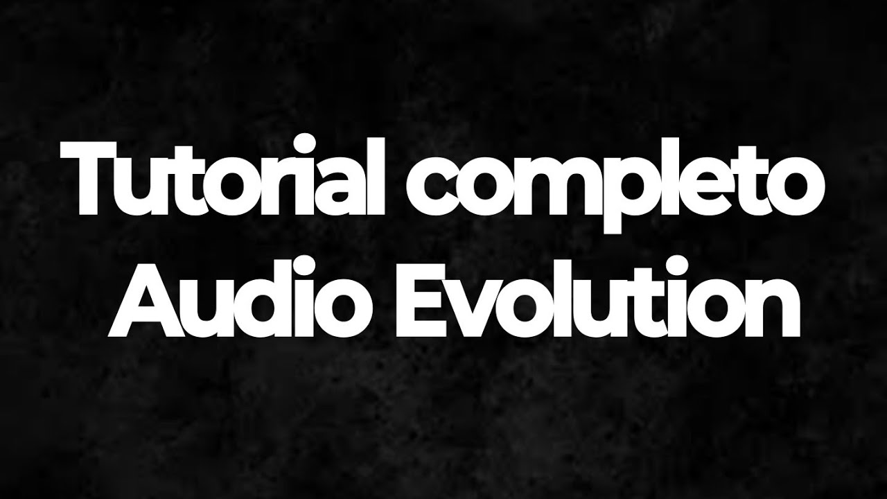 ASSISTA TUDO | Tutorial completo Audio Evolution | Promoção na descrição do video!