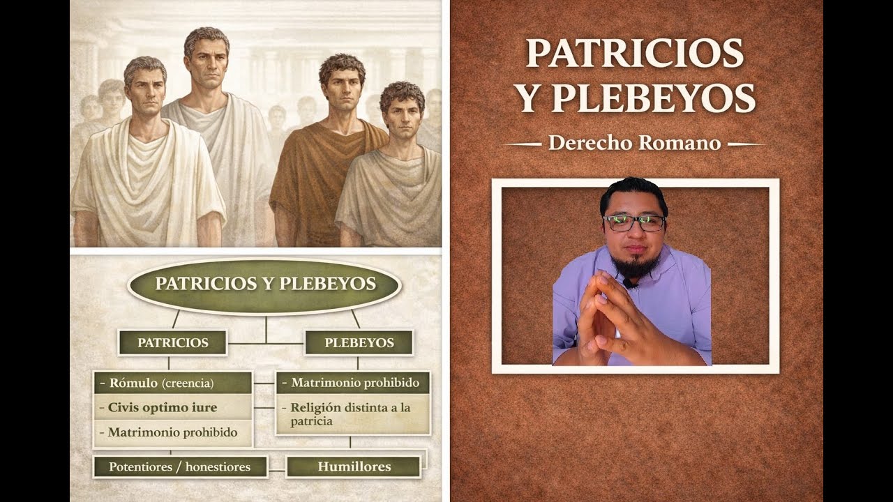 Patricios y Plebeyos en Roma | Derecho Romano explicado fácil (Origen y diferencias)