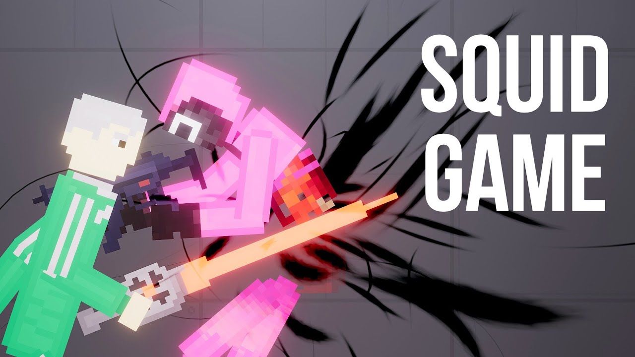 Squid Game Player fight Squid Game Office with Quantum Weapon - People Playground 1.21.3