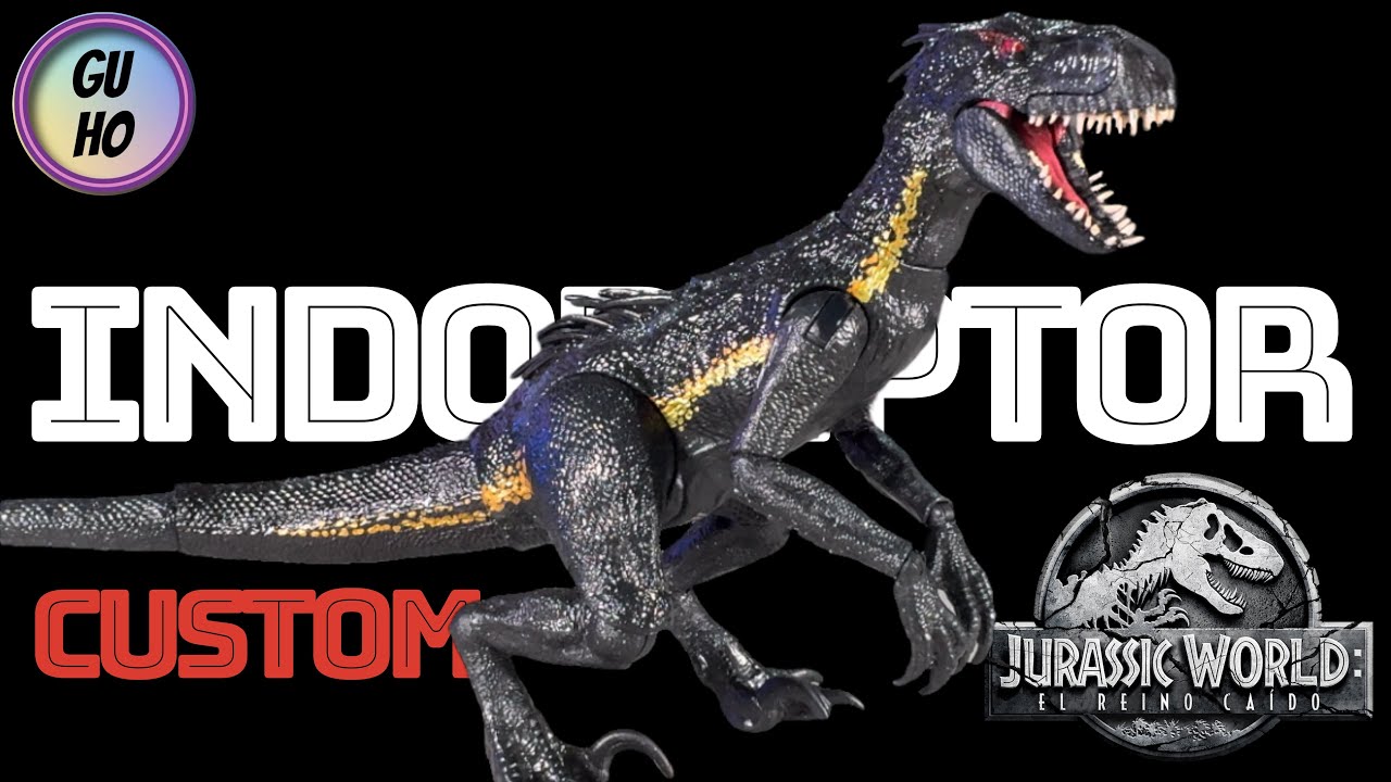 Tutorial para custom INDORAPTOR “HAMMOND COLLECTION” | Jurassic World | Guhoverso