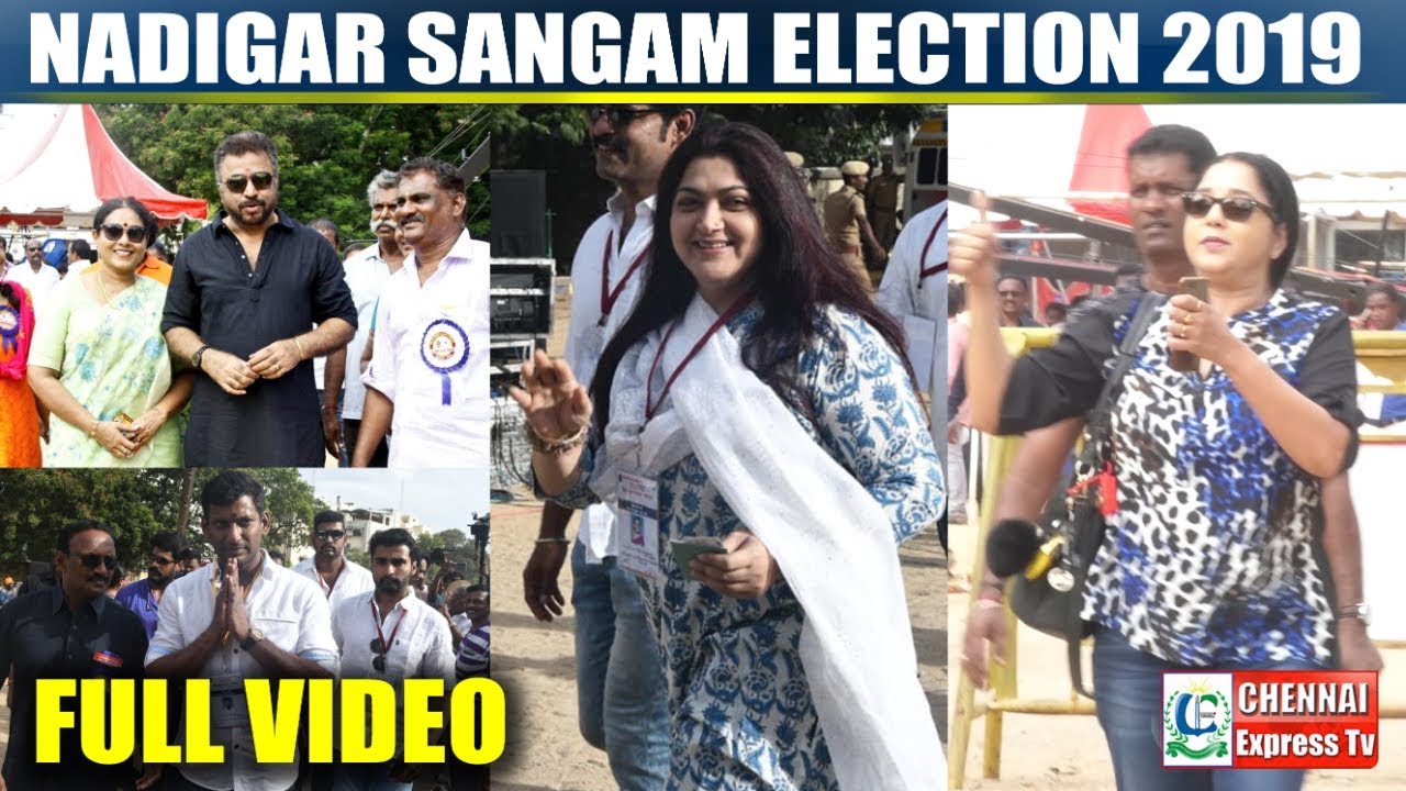 FULL VIDEO Nadigar Sangam Election 2019 | Karthi, Vishal,Surya,Arunpandian | CHENNAI EXPRESS