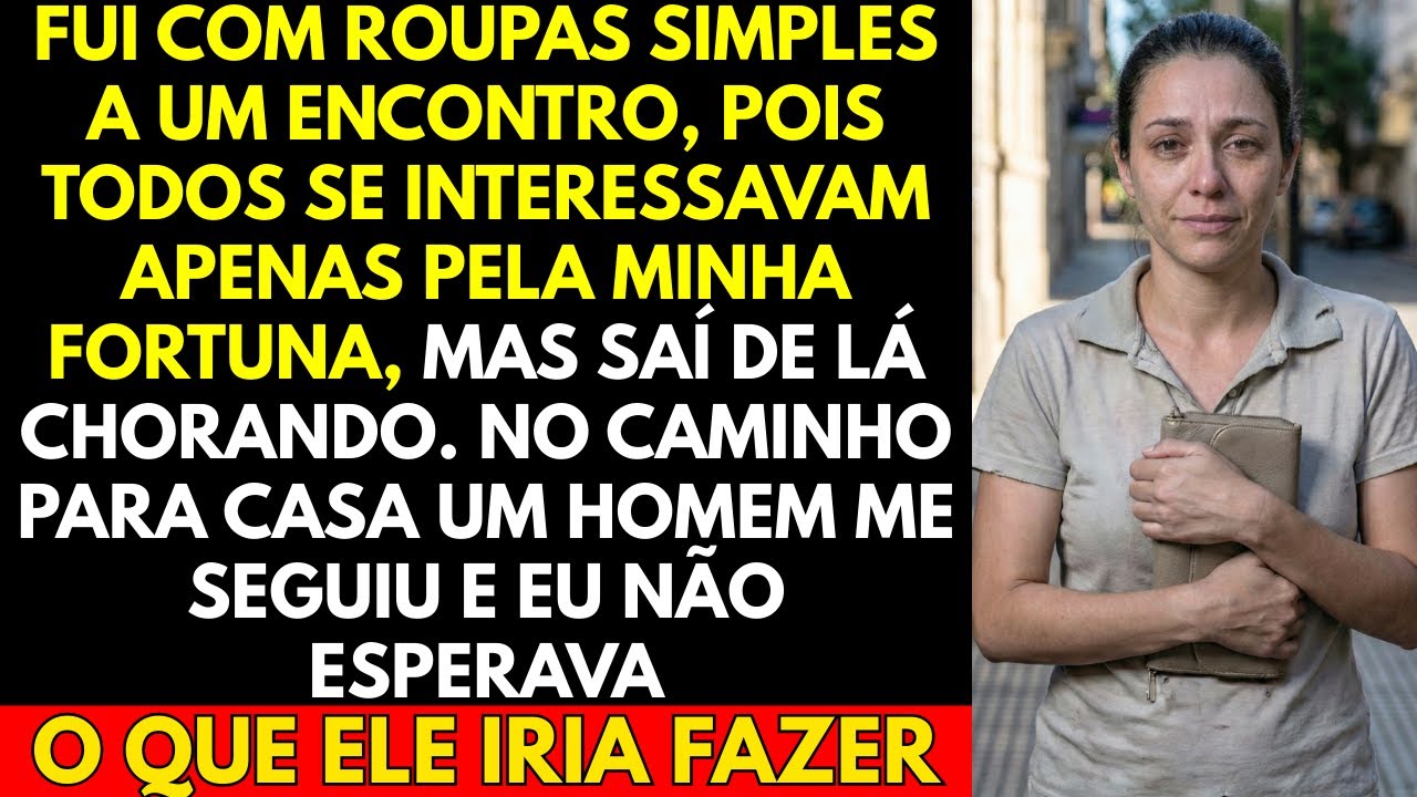 Fui Com Roupas Simples a Um Encontro, Pois Todos Se Interessavam Apenas Pela Minha Fortuna, Mas...