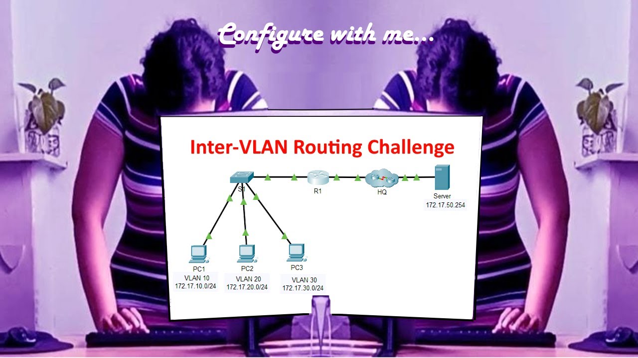 CCNA - Inter-VLAN Routing Challenge #stepbystep #educational #beginnerfriendly