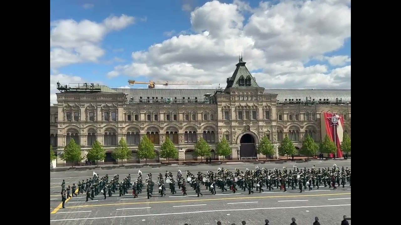 Окончание военного парада на Красной площади в честь 80-й годовщины Победы в ВОВ