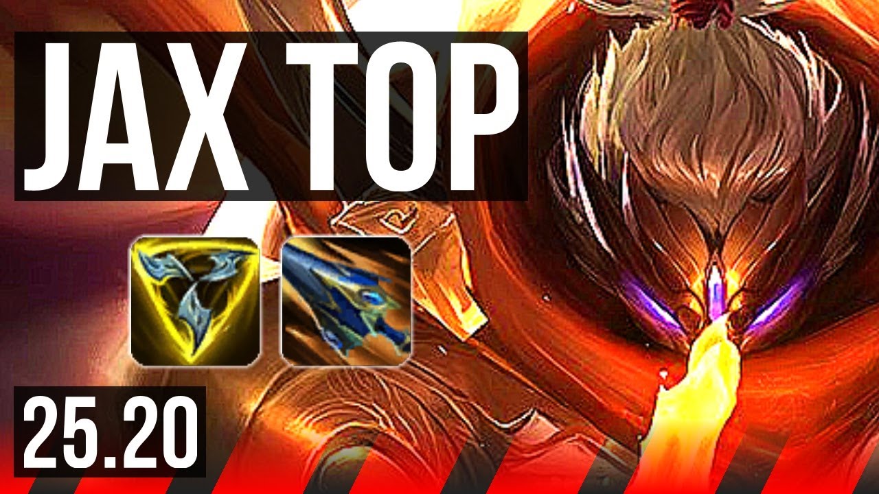 JAX vs YONE (TOP) | 8/1/3 | KR Master | 25.20