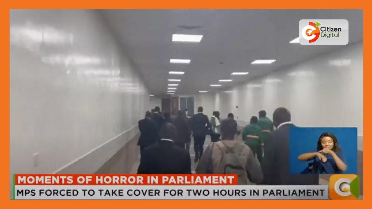 MPs forced to take cover for two hours in Parliament