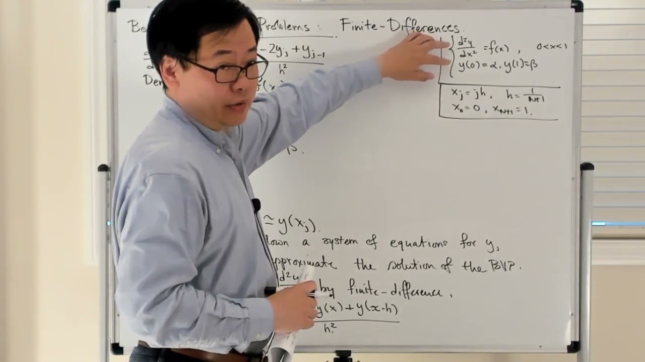 Discretizing Boundary-Value Problems using Finite-Differences