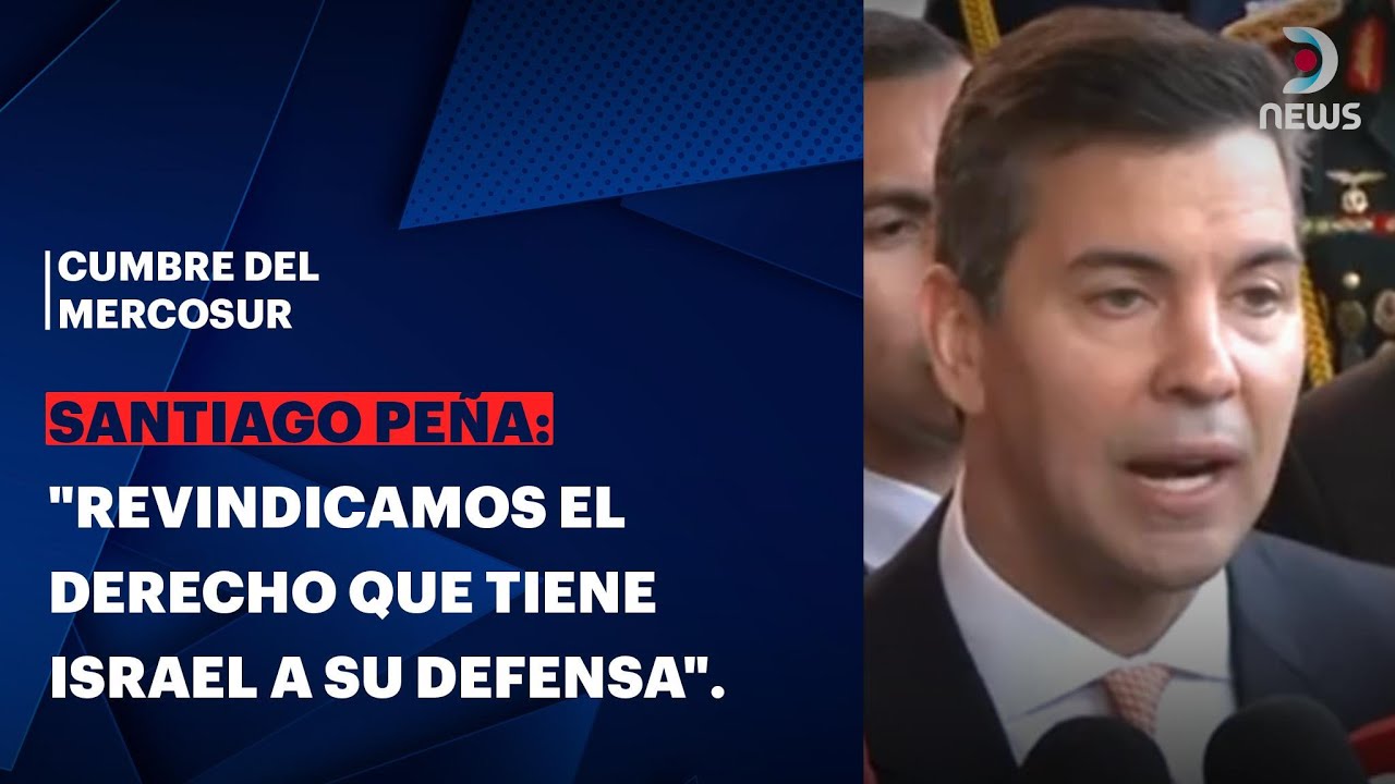 Habla Santiago Peña - DNews desde la cumbre del Mercosur