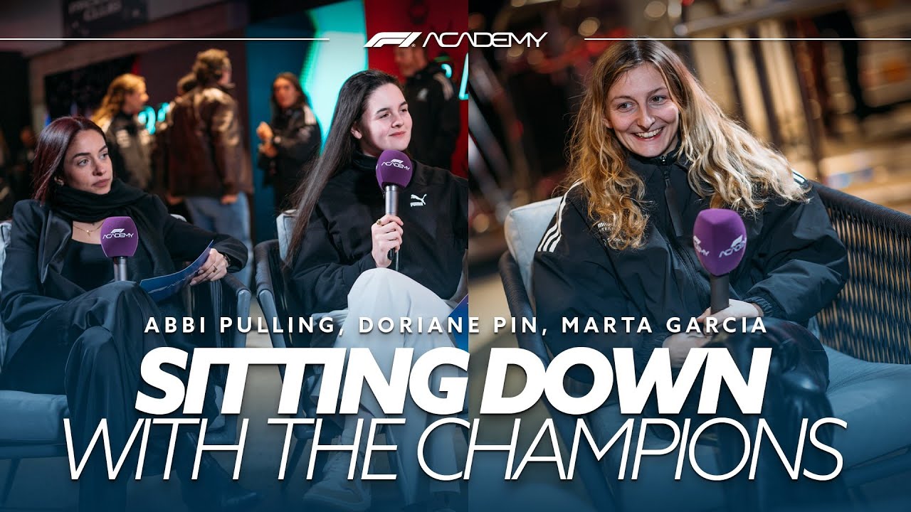 Sitting Down With the Champions | Doriane Pin, Abbi Pulling, Marta Garcia | F1 Academy
