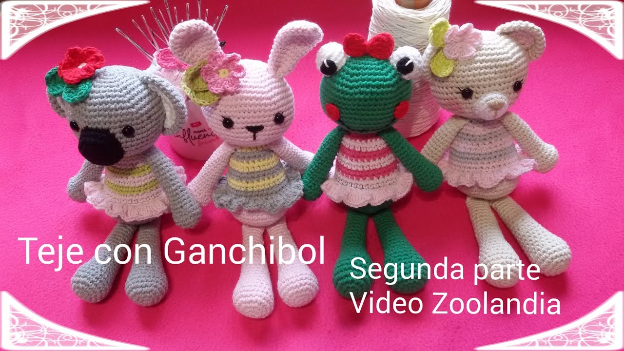 Teje con GanchiBol // Amigurumis Zoolandia // Tutorial paso a paso //Segunda parte