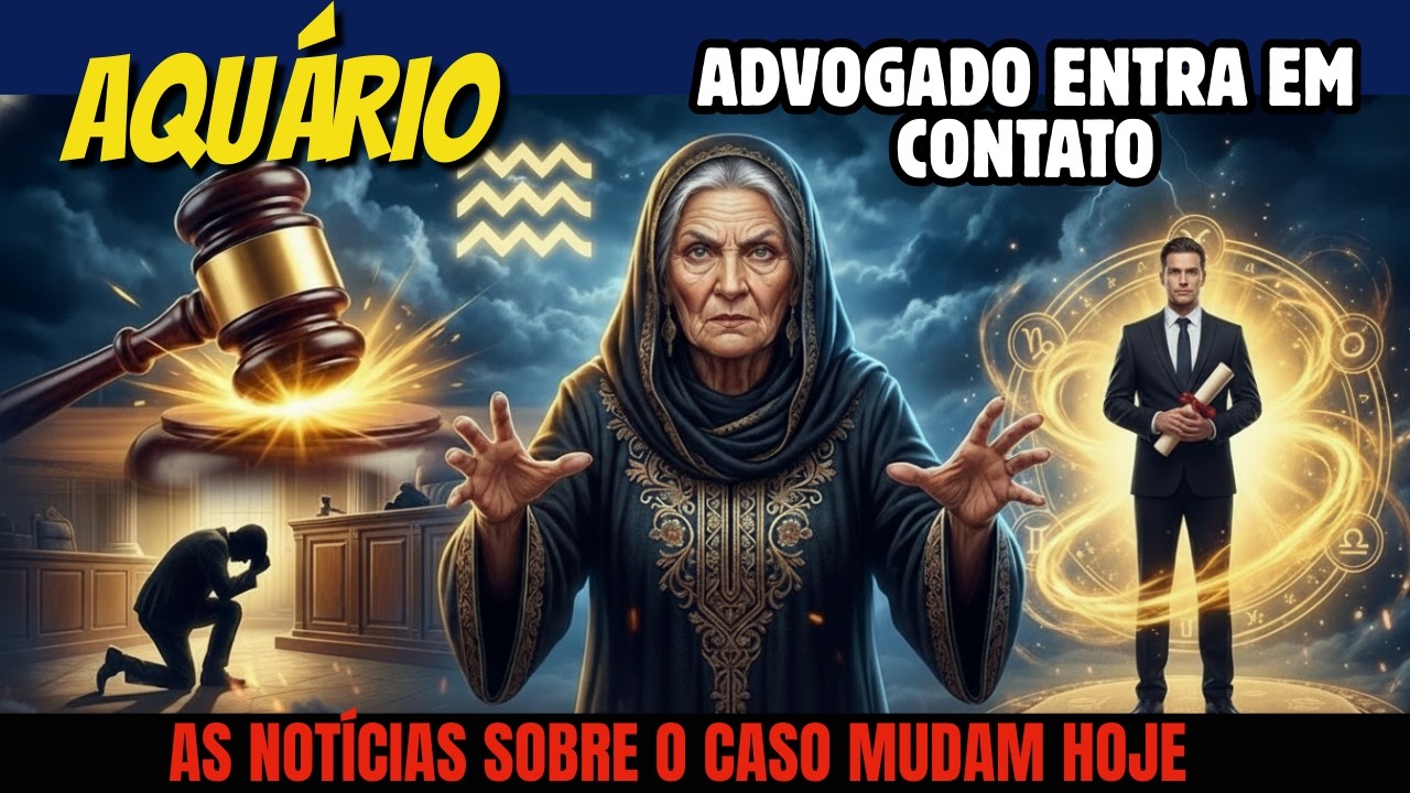 AQUÁRIO ♒ Um advogado entrará em contato com você 💼 Grande atualização jurídica muda tudo