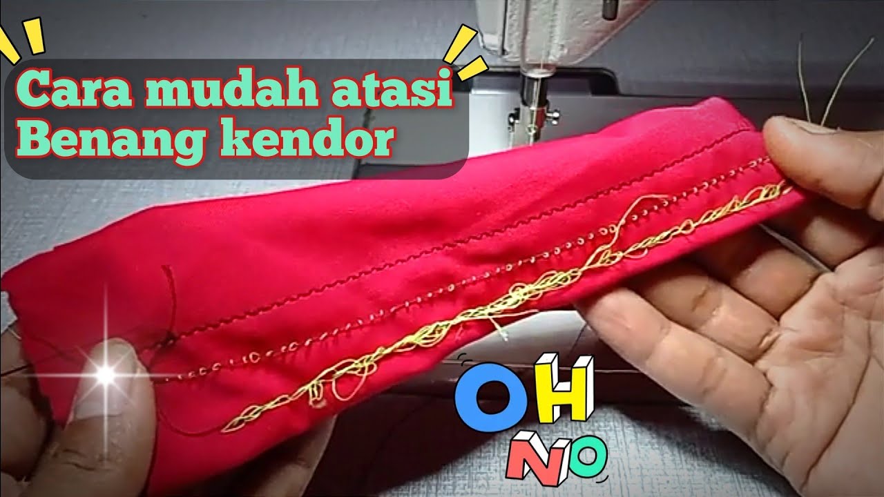 Benang kendor teratasi dengan mudah