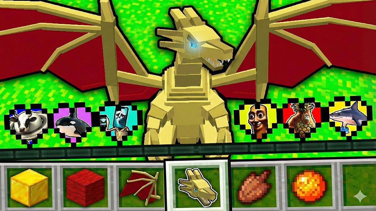 ブレインロットハートが使えるマインクラフト【 マイクラ / マインクラフト 】