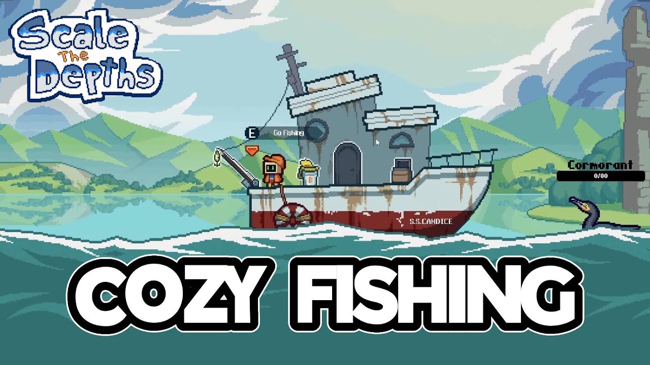 Cute Little Relaxing Fishing Game But It's a VIBE!! - Scale the Depths