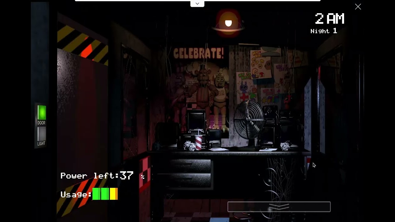 getting jump scared in FNAF