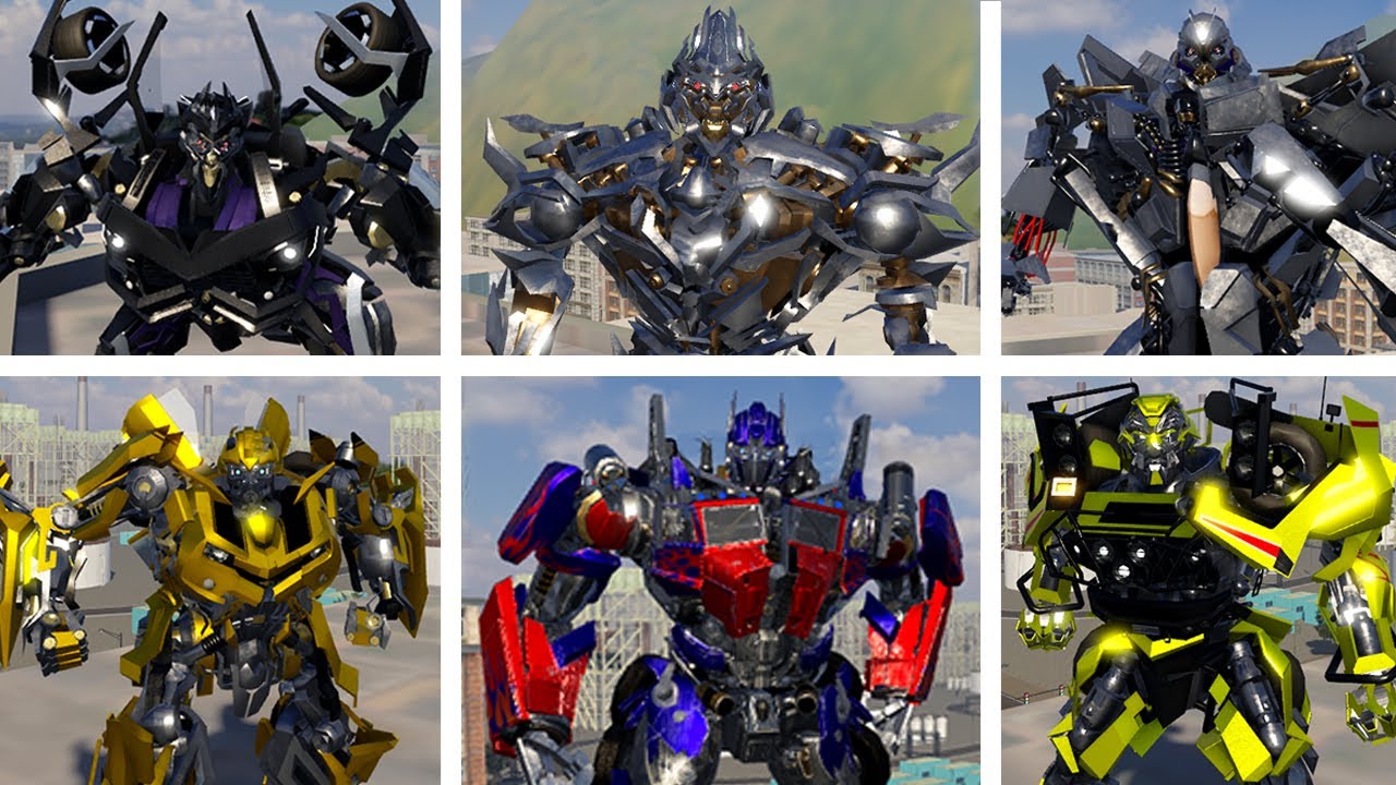 Transformers Crossfire - All Characters Showcase