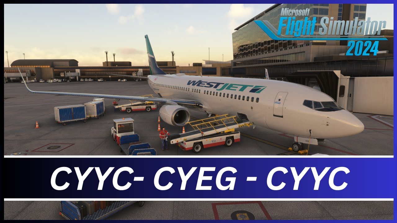 MSFS2024 | PMDG 737-800 | WestJet Ops | Calgary To Edmonton