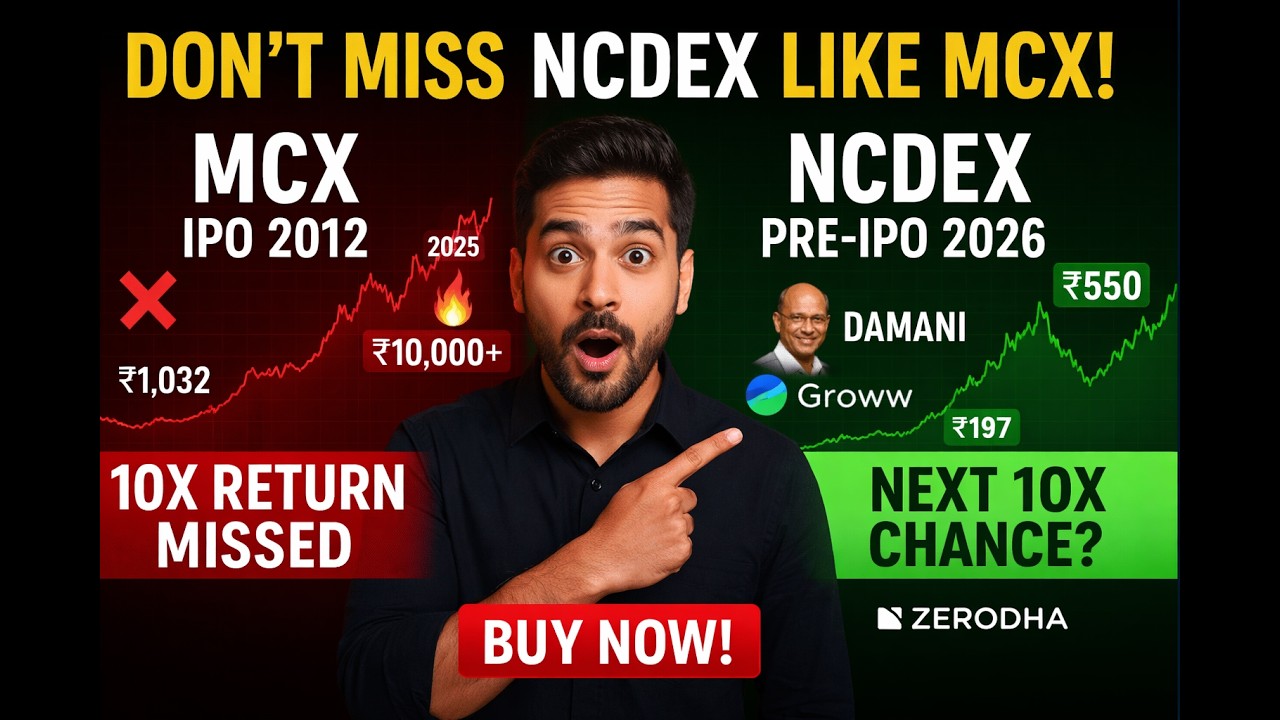 NCDEX vs MCX | Why Smart Money is Buying NCDEX Before the IPO (Don&rsquo;t Miss It Like MCX!)
