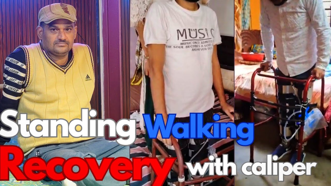 Spinal Cord Injury Caliper Standing And Walking Recovery Video |Paralyzed Motivator Z | Zaheer Abbas