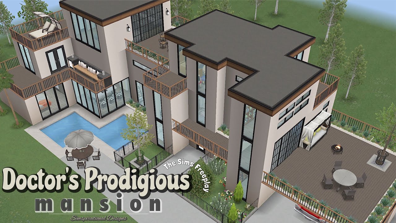 DOCTOR’S PRODIGIOUS MANSION | The Sims Freeplay | House Tour | Floor Plans | Simspirational Designs