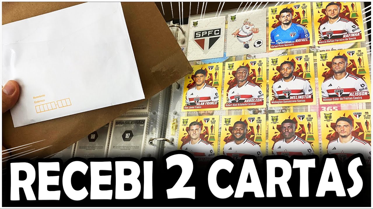 VEJA QUE LINDO TÁ FICANDO a COLEÇÃO de FIGURINHAS do SÃO PAULO