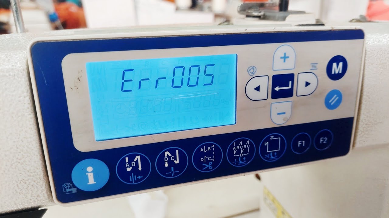 juki ddl 8000a error 5 remove