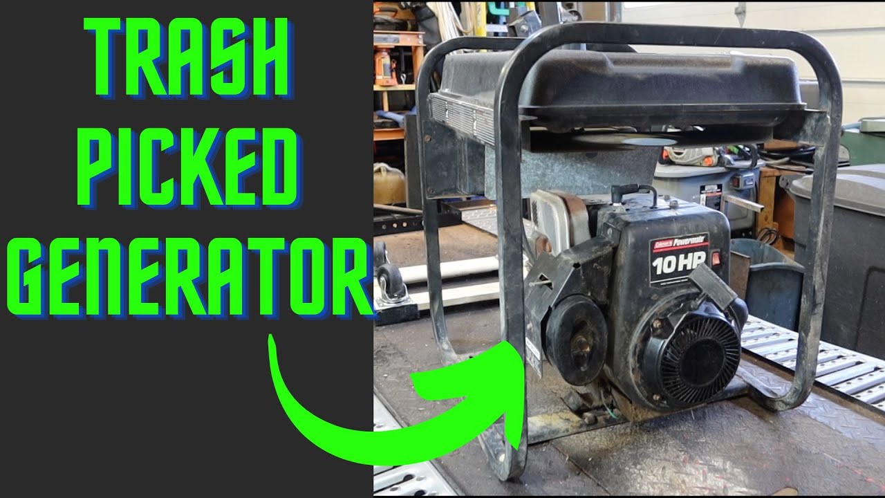 Coleman 6250 Powermate Generator Curb-find no start