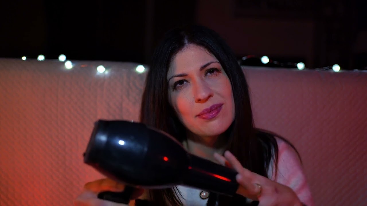 ASMR Deep Relaxation with the Gentle Sound of Hair Dryer || Relaxing Session with a Girl! ||NO ADS||