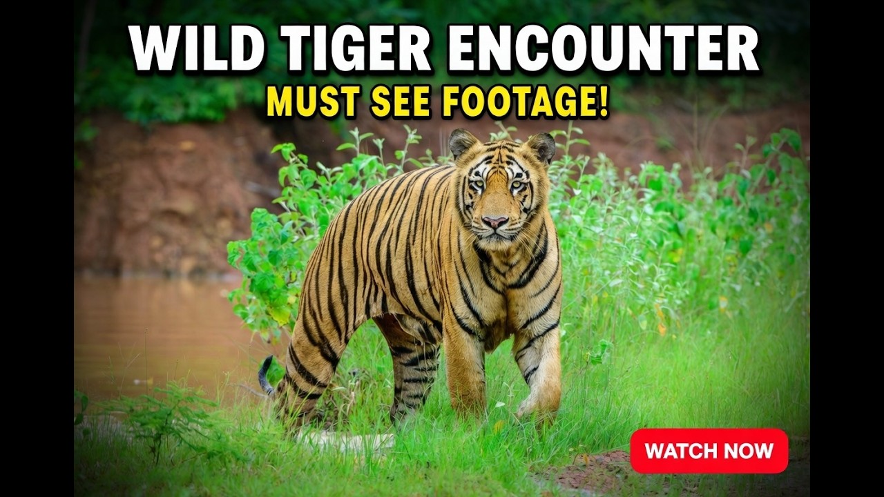 Is this the Most Handsome Tiger in India? Chota Dadhiyal Patrolling Tadoba