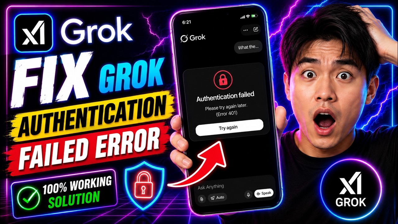 How to Fix Grok Authentication Failed Error (2026)