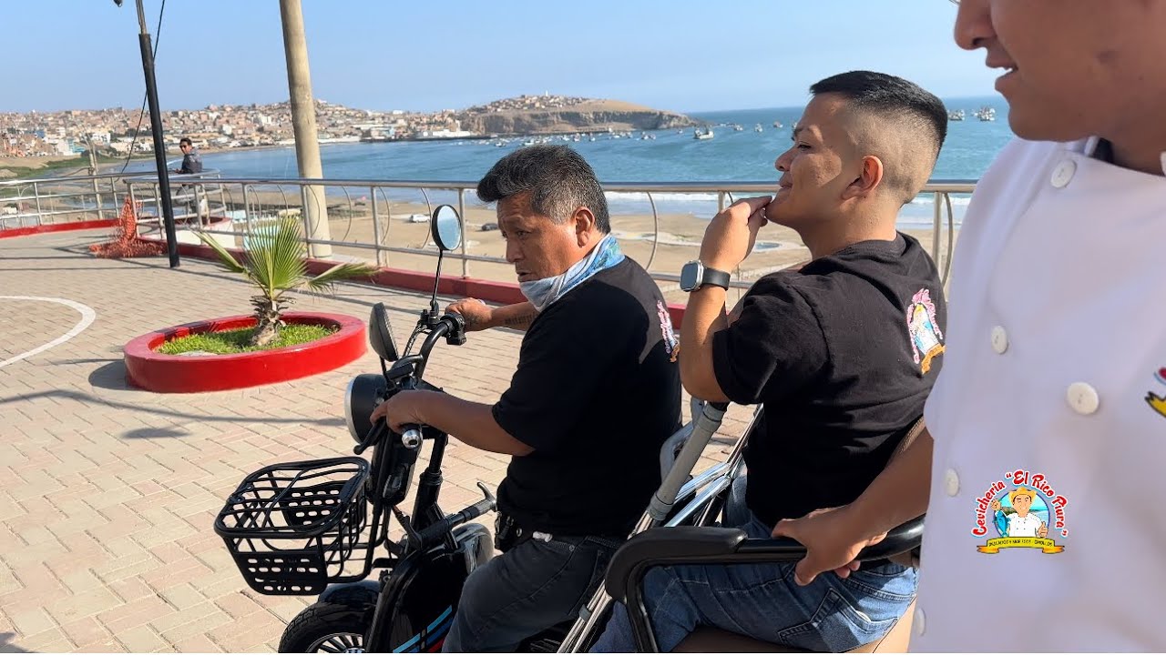 Pompin se perdió con su moto en HUACHO.