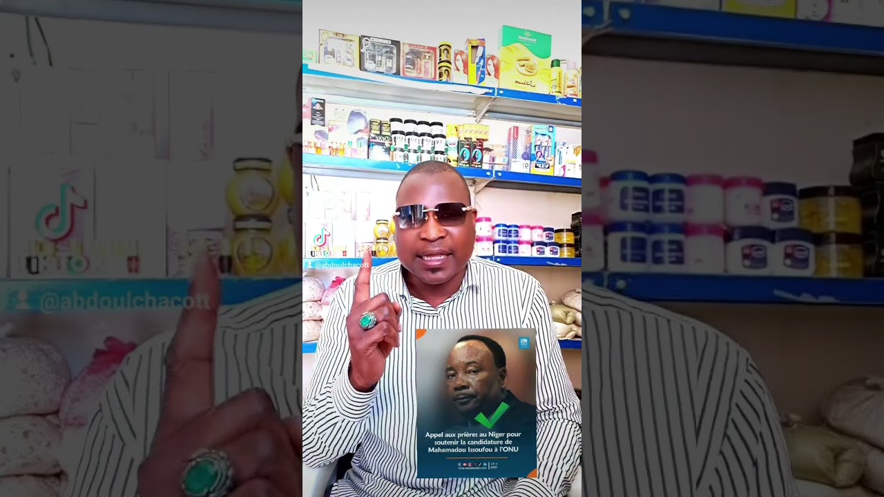 Muna tare da candidat mahamadou issoufou a l’onu #chacott #duet #agriculture #latestnews #fruit