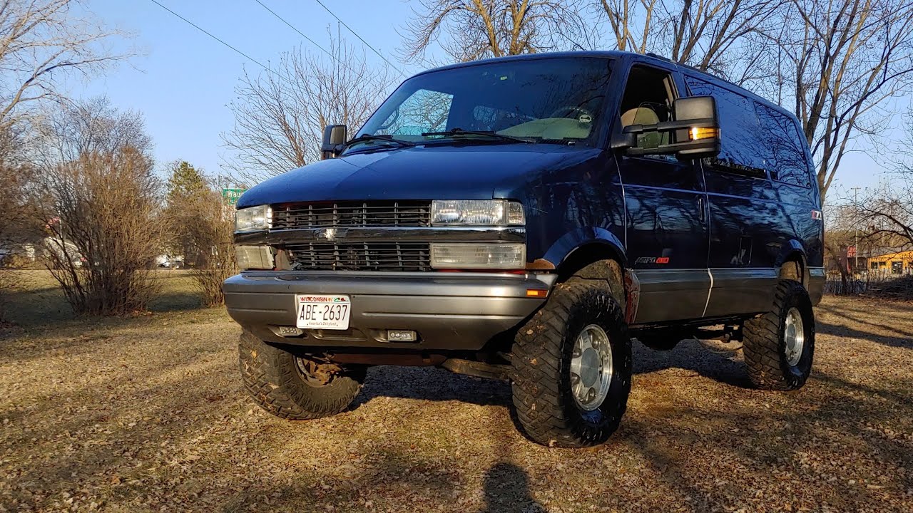 Custom 4x4 overlanding Astro van workhorse