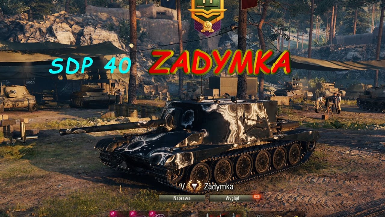 SDP 40 Zadymka - World of Tanks Best Replays- 8 kills 2,7k damage MASTER game.