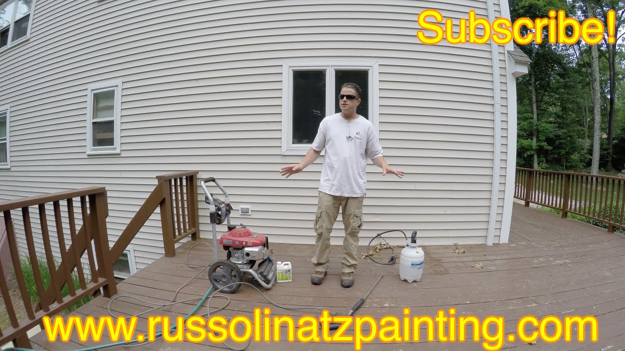 Simple Deck Restoration & Painting  (Part 1)