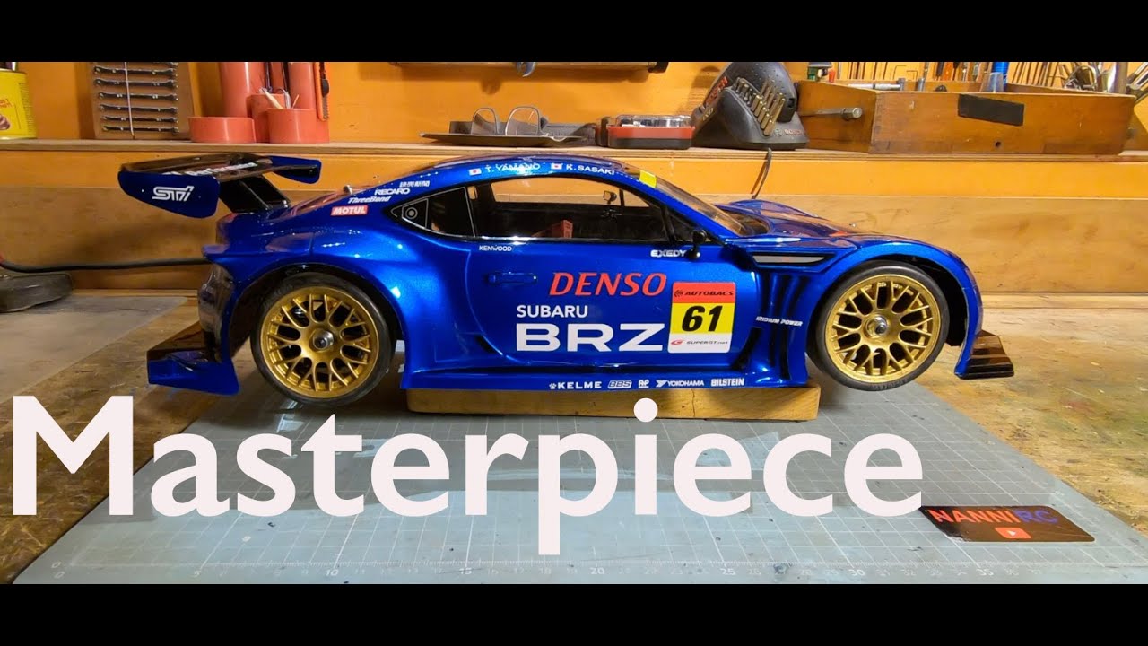 How to mount the body with magnets. Tamiya  TA 06 Subaru BRZ.
