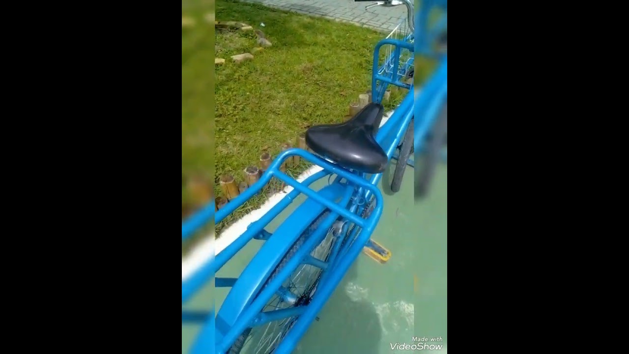 ciclo viagem de hoje de bicicleta cargueira dona Catarina em mar gandre