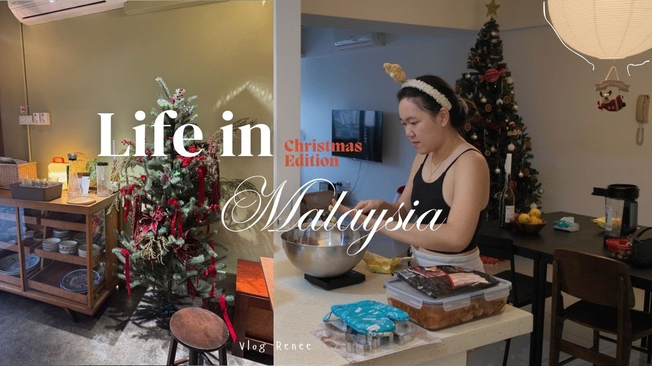 Life in Malaysia | 马来西亚的日常 | Christmas party, baking, holiday season 