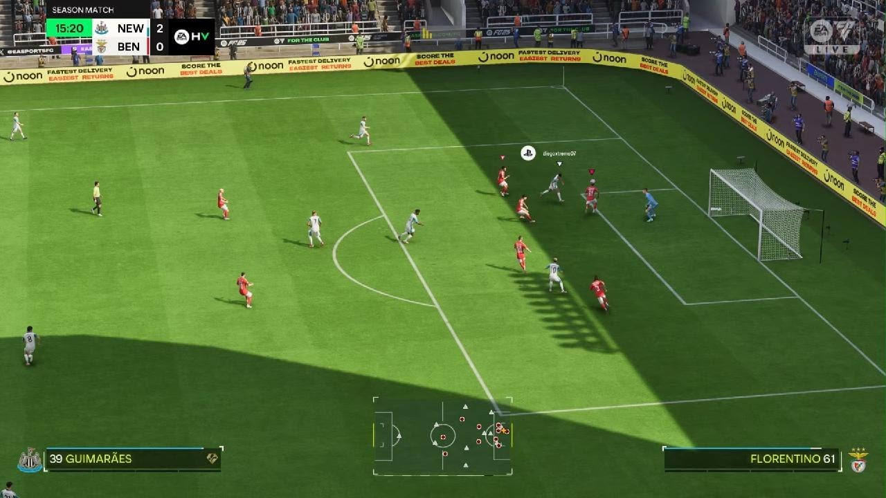FC 25 Seasons - NEW vs BEN (full game)