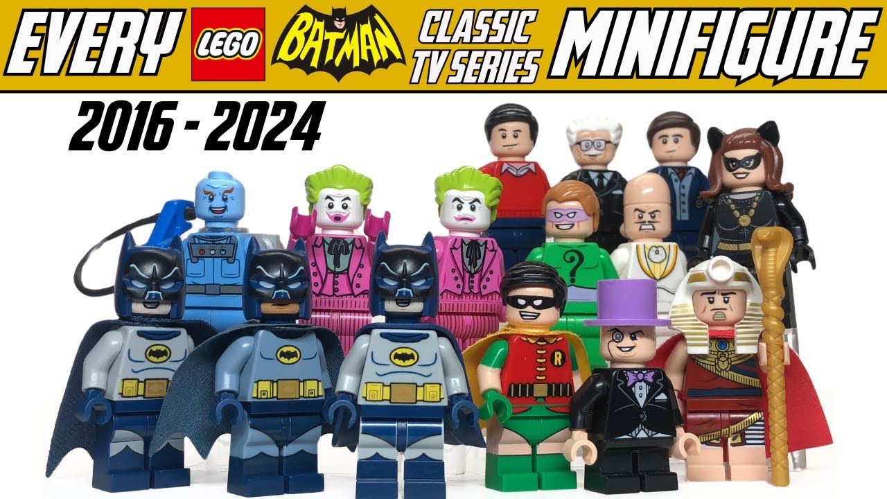 ВСЕ КОГДА-ЛИБО СОЗДАННЫЕ минифигурки LEGO BATMAN 1966 