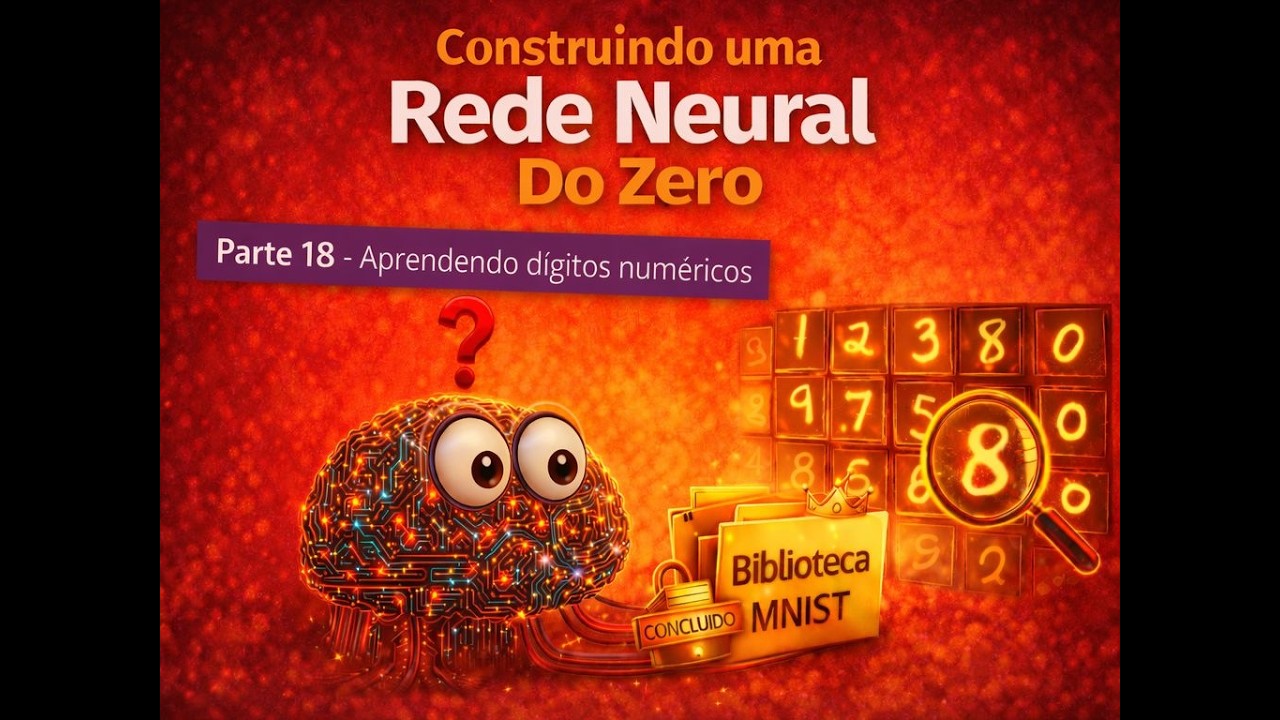 Construindo uma rede neural do zero Parte 18 - Aprendendo dígitos numéricos