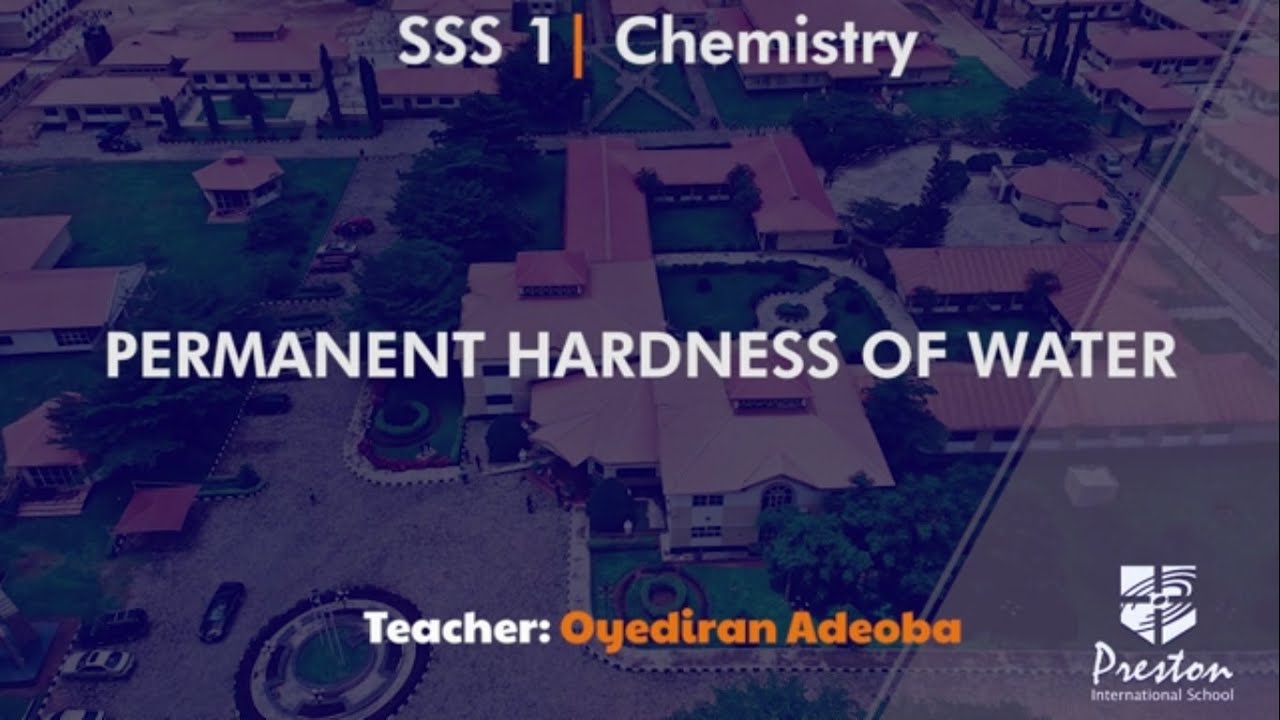 Permanent Hardness of Water - SSS1 Chemistry