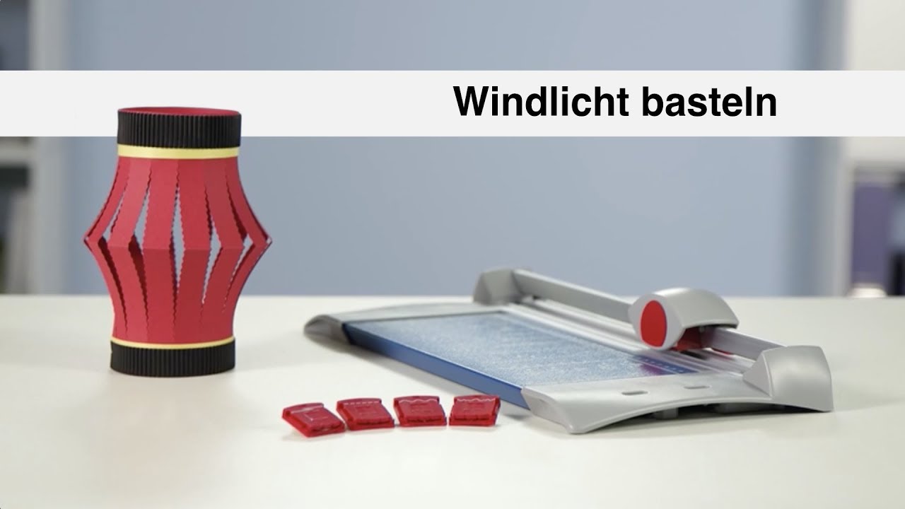 Rollenschneider DAHLE 505 &ndash; Windlicht basteln