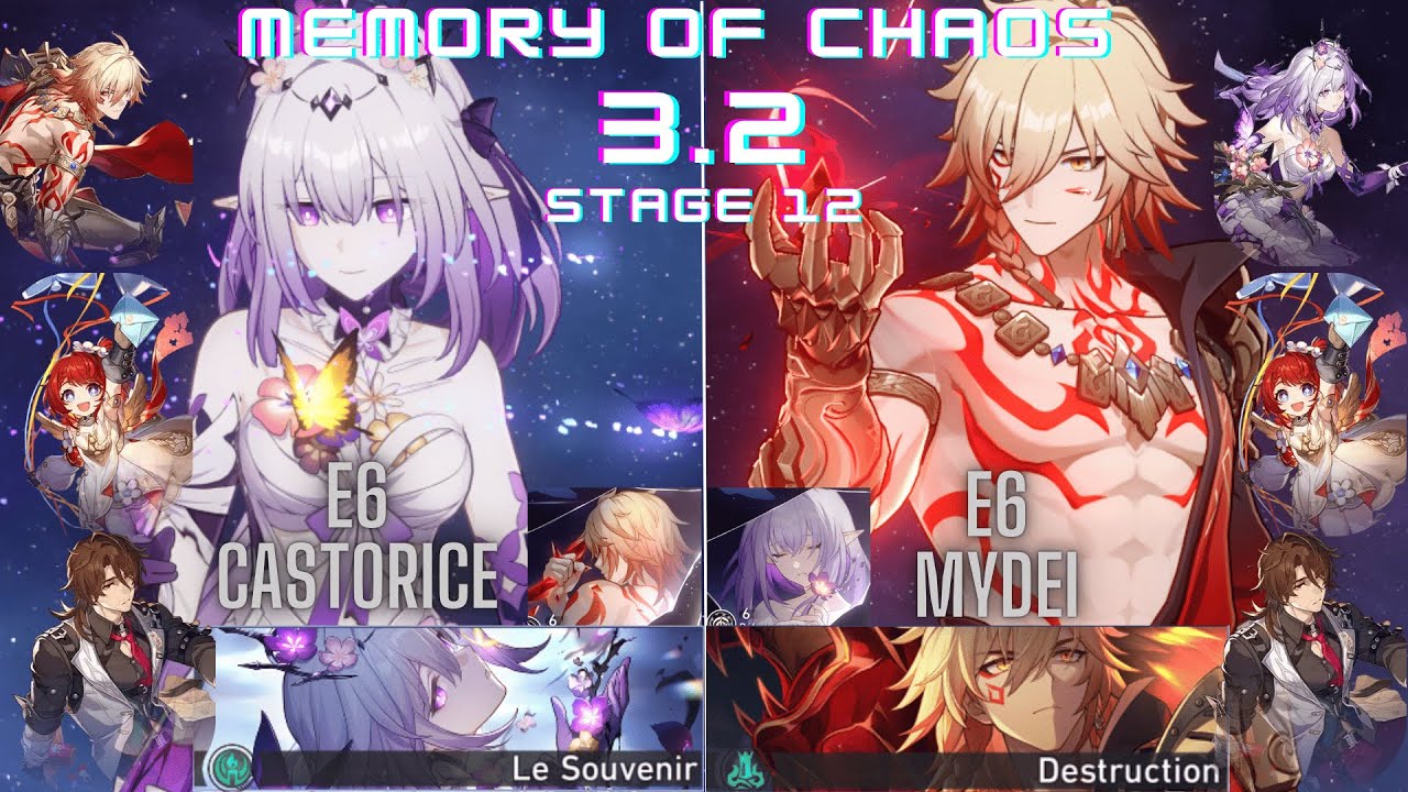E6 Castorice & E6 Mydei | Memory of Chaos | Honkai: Star Rail