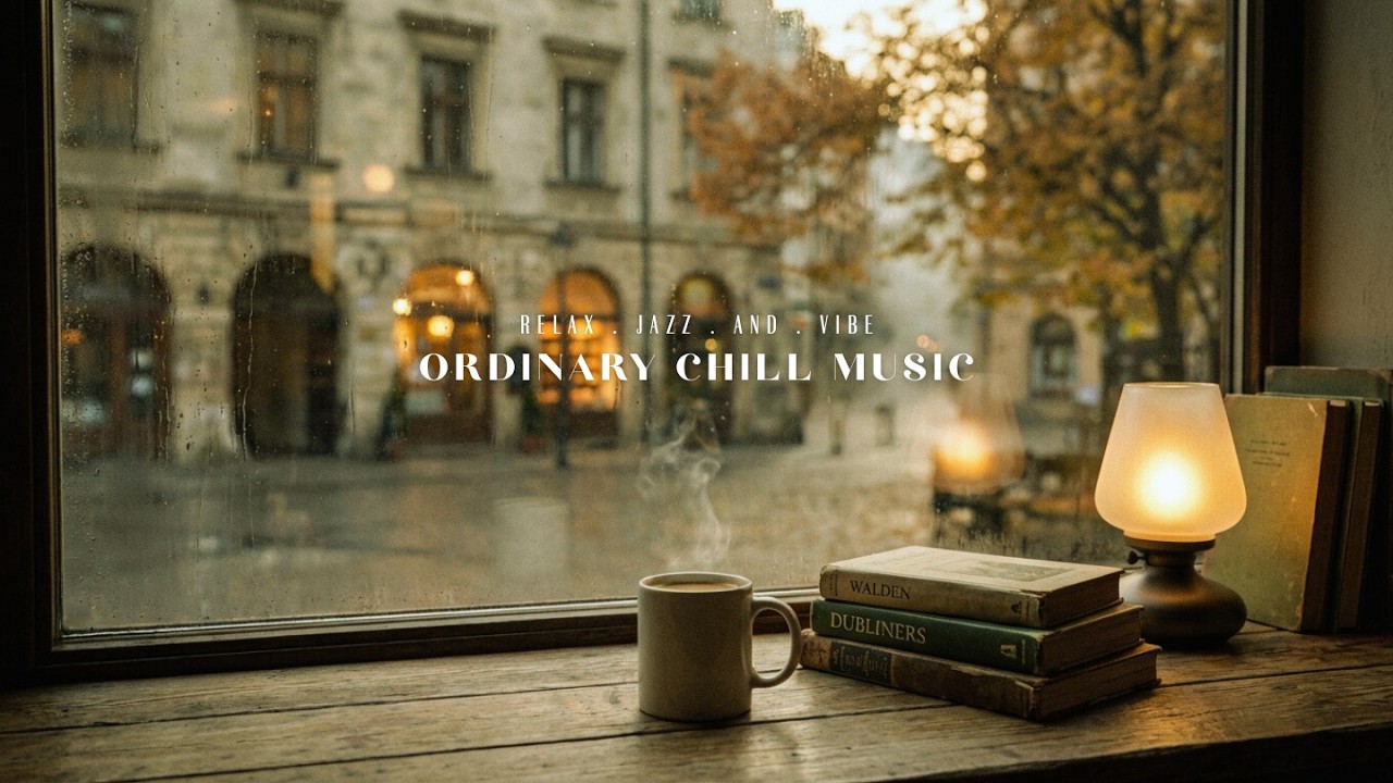 Relaxing Jazz Music | Cozy Rainy Café Music for Reading & Relaxation